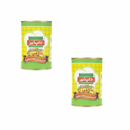 قیمت کنسرو مخلوط سبزیجات دلپذیر